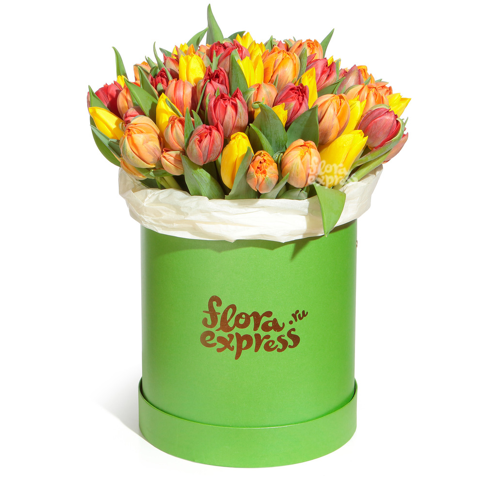 

Букет «Flora Express», Разноцветные тюльпаны